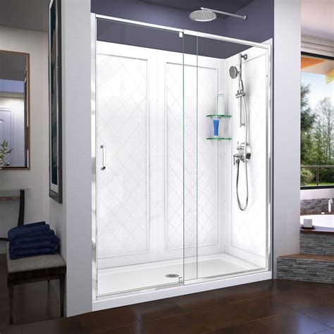 lowes shower kits with walls|lowe's home improvement shower kits.